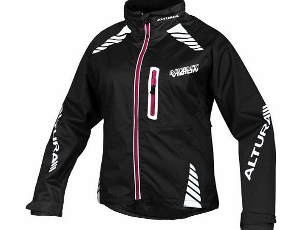 Altura  Night Vision Ladies Cycling Jacket, Yellow, 18