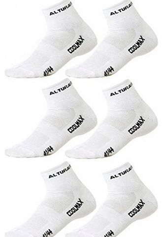 Altura Coolmax Sock 3pck - White, Large