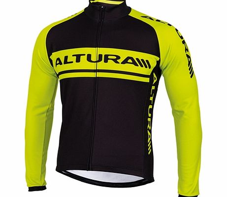 Altura Team Long Sleeve Jersey Green and Black