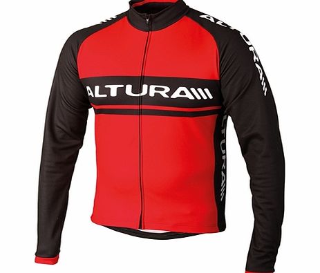 Altura TEAM LONG SLEEVE JERSEY Red and Black