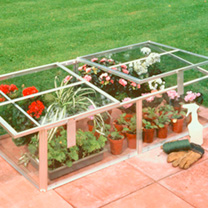 Aluminium Cold Frame - 4 x 2