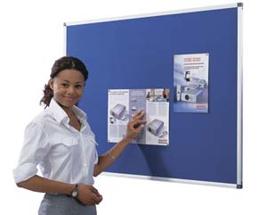 Aluminium framed noticeboards