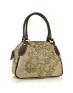 Alviero Martini 1a Prima Classe - Geo Turtle Dove Double Handle