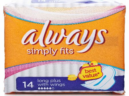 Always Simply Fits Long Plus with Wings