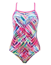 Amanzi Girls Fusion Illusion Pro Back Swimsuit