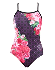 Amanzi Girls Rococo Rose Pro Back Swimsuit