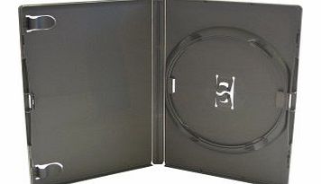  DVD Cases black for 1 Disc 14mm spine - 50 pack