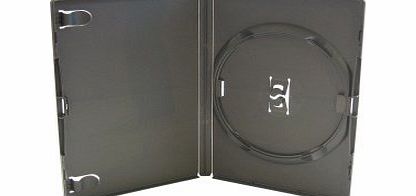 Amaray  DVD Cases black for 1 Disc 14mm spine, 10 pack