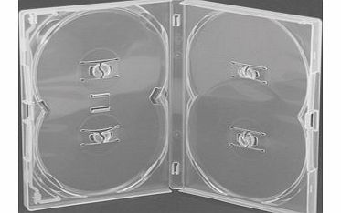 Amaray  DVD Cases Multibox clear for 4 Discs