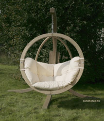 Globo Wooden Swing Seat-Natural