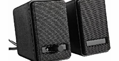 AmazonBasics A100 USB-Powered Computer Speakers - Black