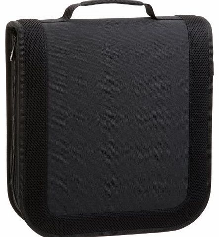 AmazonBasics CD / DVD Wallet 128 Disc Capacity Nylon Black