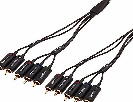 AmazonBasics Component Video Cable with Audio - 1.83 meters