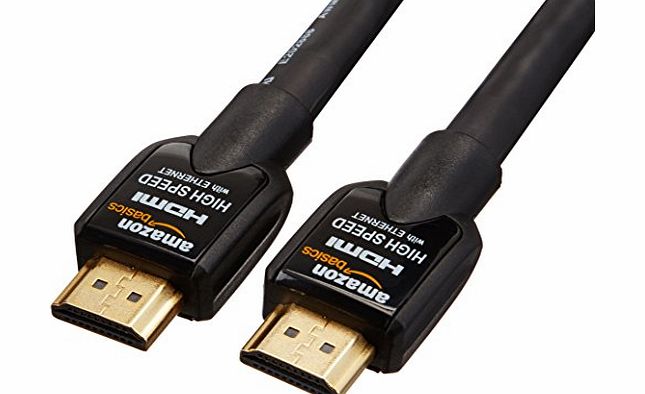 AmazonBasics High-Speed HDMI Cable 25 Feet / 7.6 m Supports Ethernet, 3D, Audio Return