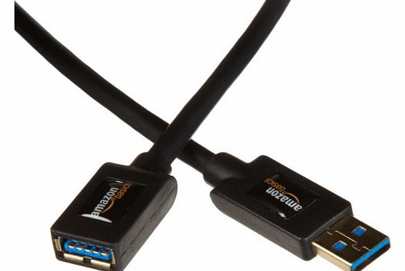 AmazonBasics USB 3.0 A-Male to A-Female Extension Cable (6.5 feet / 2 Metres)