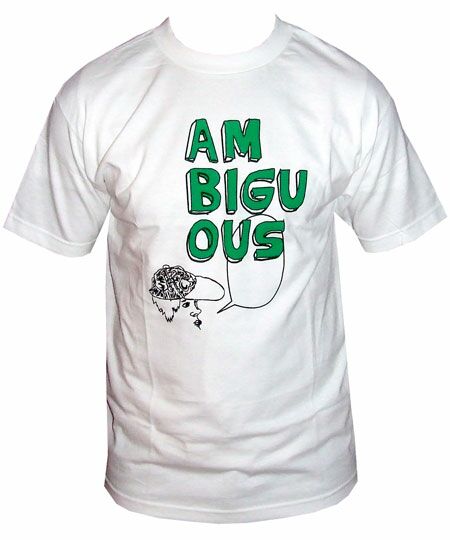 Ambiguous Hiroshi White T-shirt