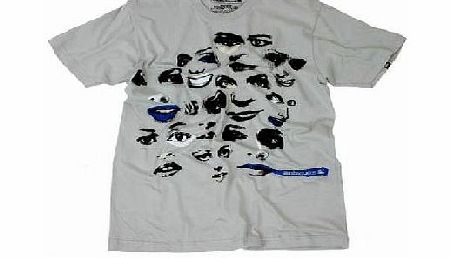 Mens ambiguous Celeb Wear Tee Silver