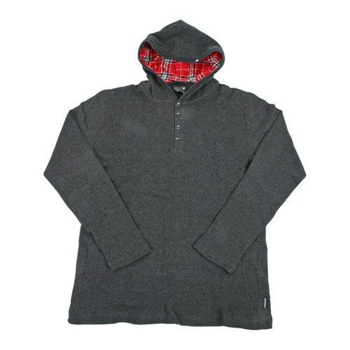 ambiguous Mens ambiguous Vector Henly Hoody Charcoal