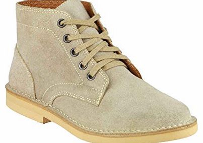 Amblers Desert Boot Taupe Mens Shoes Leather - Size 6 Sole: Rubber - Lace-Up
