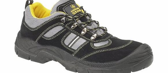 Amblers Steel Amblers Unisex Steel FS111 Safety Trainer S1-P / Mens Womens Shoes (9 UK) (Black)