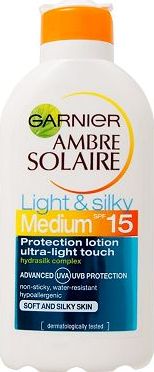 Ambre Solaire, 2041[^]10086190 Garnier Ambre Solaire Light Silky SPF 15
