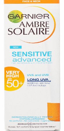 Ambre Solaire Garnier Ambre Solaire Sensitive Face Cream