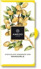 Amedei I Frutti, dark chocolate with almond bar