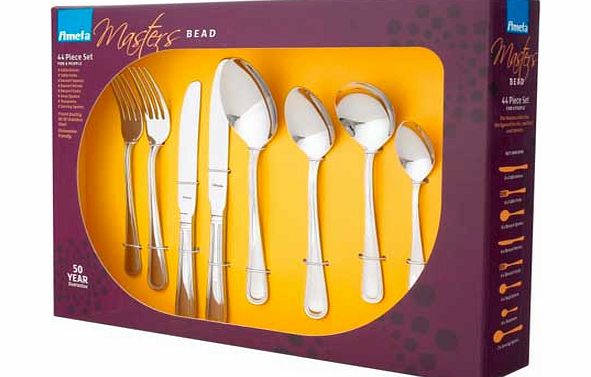 Amefa Masters Bead 44 Piece Cutlery Set