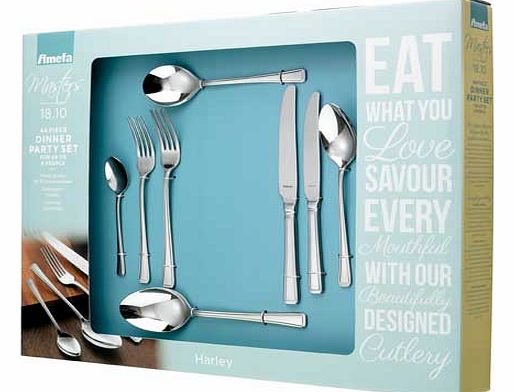 Amefa Masters Harley 44 Piece Cutlery Set