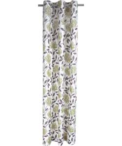 AMELIA Ringtop Green Curtains - 46 x 72 inches