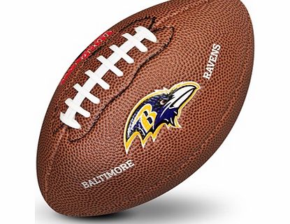 Amer Sports Corporation Baltimore Ravens NFL Team Logo Mini Size Rubber