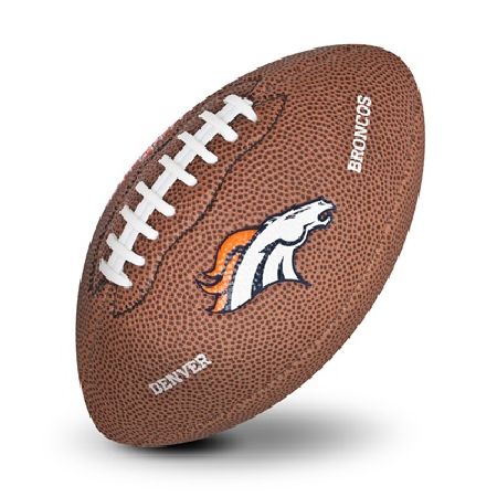 Amer Sports Corporation Denver Broncos NFL Team Logo Mini Size Rubber