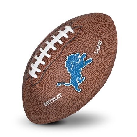 Amer Sports Corporation Detroit Lions NFL Team Logo Mini Size Rubber