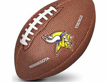 Amer Sports Corporation Minnesota Vikings NFL Team Logo Mini Size Rubber