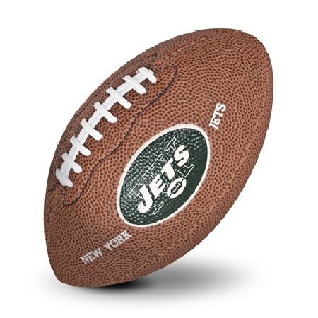 Amer Sports Corporation New York Jets NFL Team Logo Mini Size Rubber