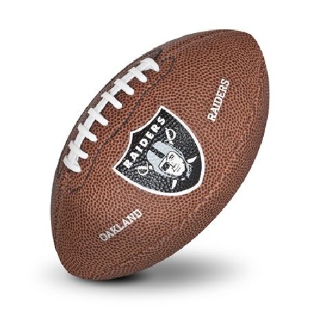 Amer Sports Corporation Oakland Raiders NFL Team Logo Mini Size Rubber
