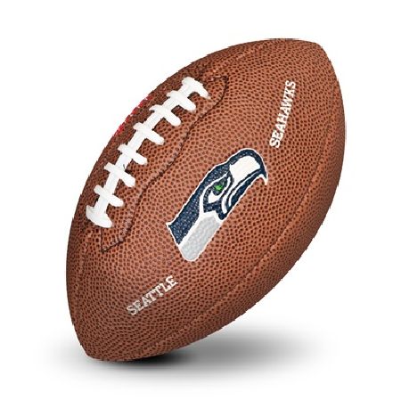 Amer Sports Corporation Seattle Seahawks NFL Team Logo Mini Size Rubber