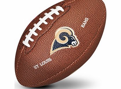 Amer Sports Corporation St Louis Rams NFL Team Logo Mini Size Rubber