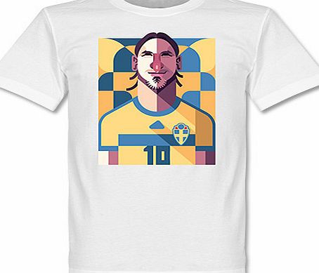 American Apparel Playmaker Ibrahimovic Sweden Football T-shirt
