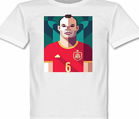 American Apparel Playmaker Iniesta Football T-Shirt AAWHT-PNN-1561P