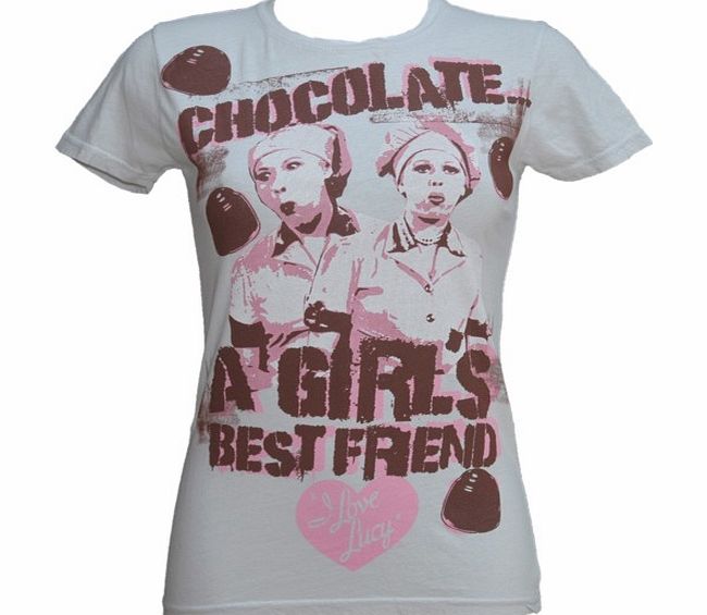 Girl` Best Friend Ladies I Love Lucy T-Shirt from American Classics