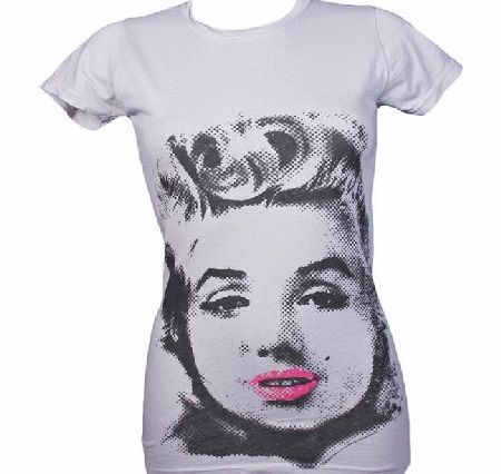 Grey Marilyn Monroe Ladies T-Shirt from American