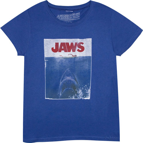 Ladies Jaws Movie Poster T-Shirt from American Classics