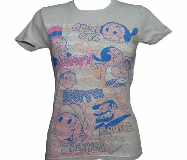 Ladies Popeye Character T-Shirt from American Classics