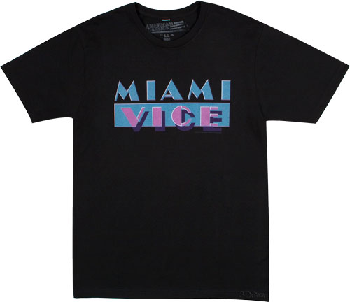 American Classics Men` Miami Vice Logo T-Shirt from American Classics