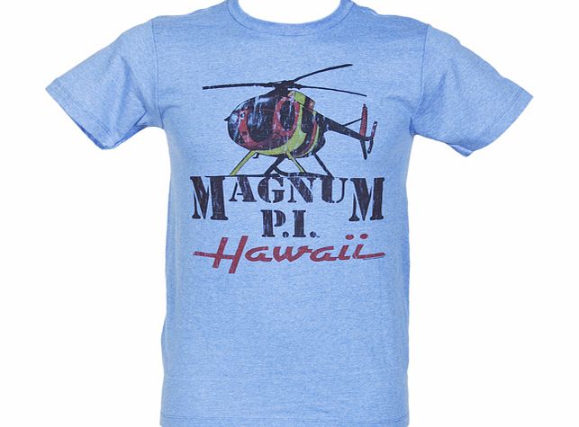 Mens Blue Magnum P.I Hawaii T-Shirt from