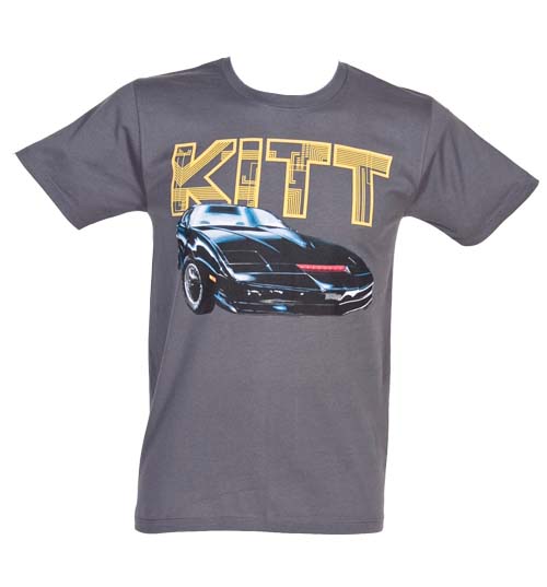 Mens Charcoal KITT Knight Rider T-Shirt