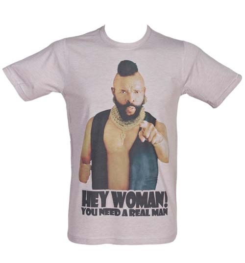 Mens Hey Woman Mr T T-Shirt from American