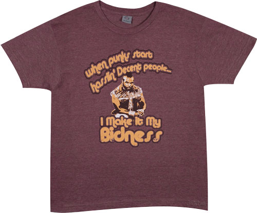 My Bidness Men` Mr T T-Shirt from American Classics