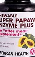 American Health : Chewable Super Papaya Enzyme Plus, 360 Tabs